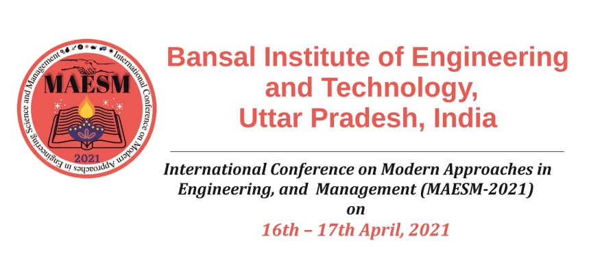 International Conference On Modern Approaches In Engineering, Science And Management